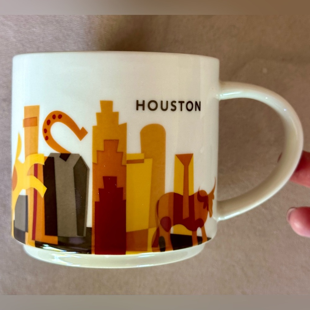 Starbucks Houston “You are Here” Mug Never Used with Tag No Box